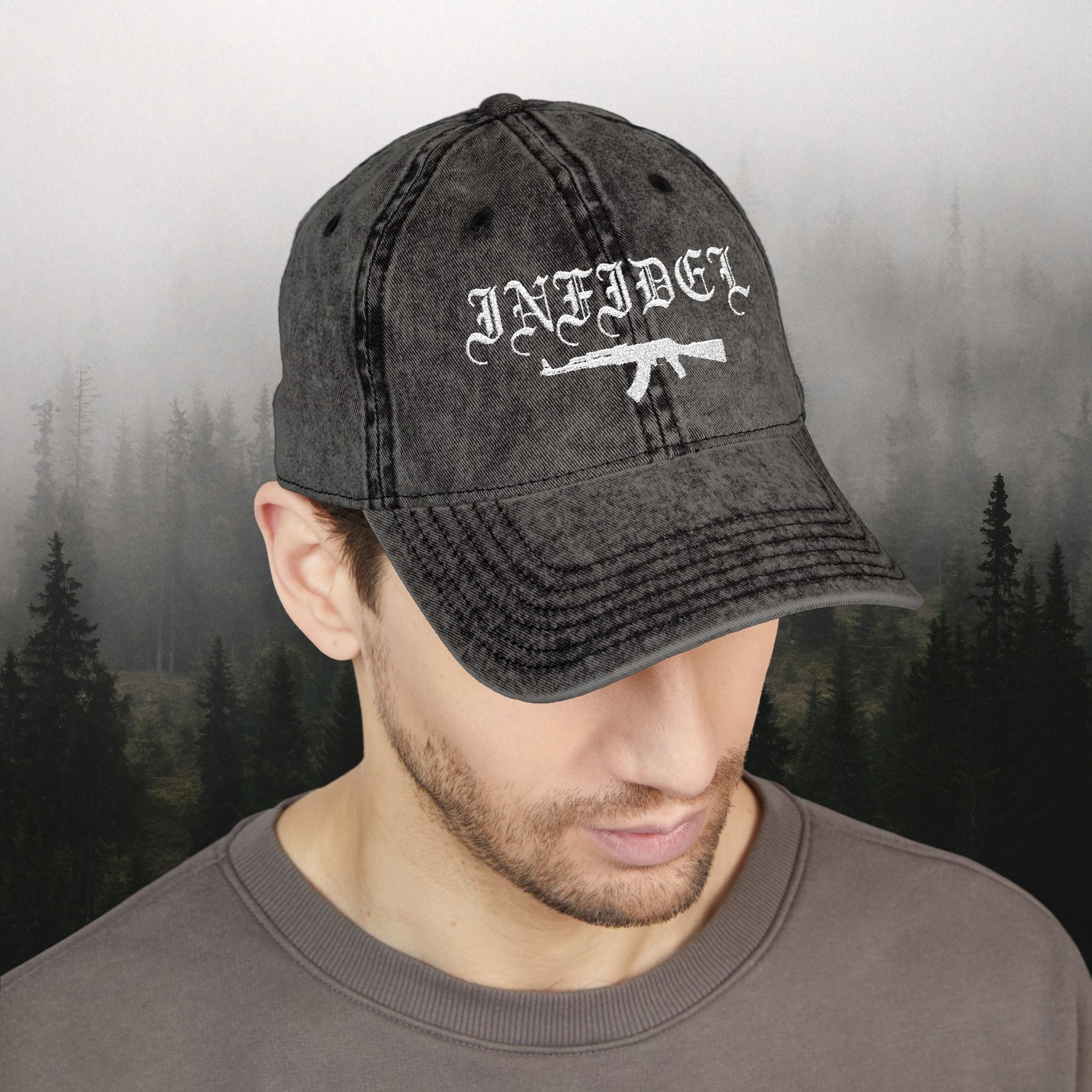 INFIDEL EMBROIDERED VINTAGE CAP