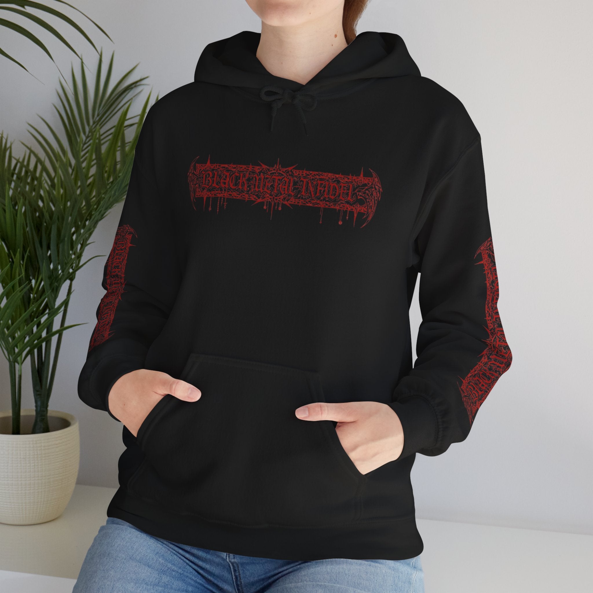 BLACK METAL INFIDEL HOODIE
