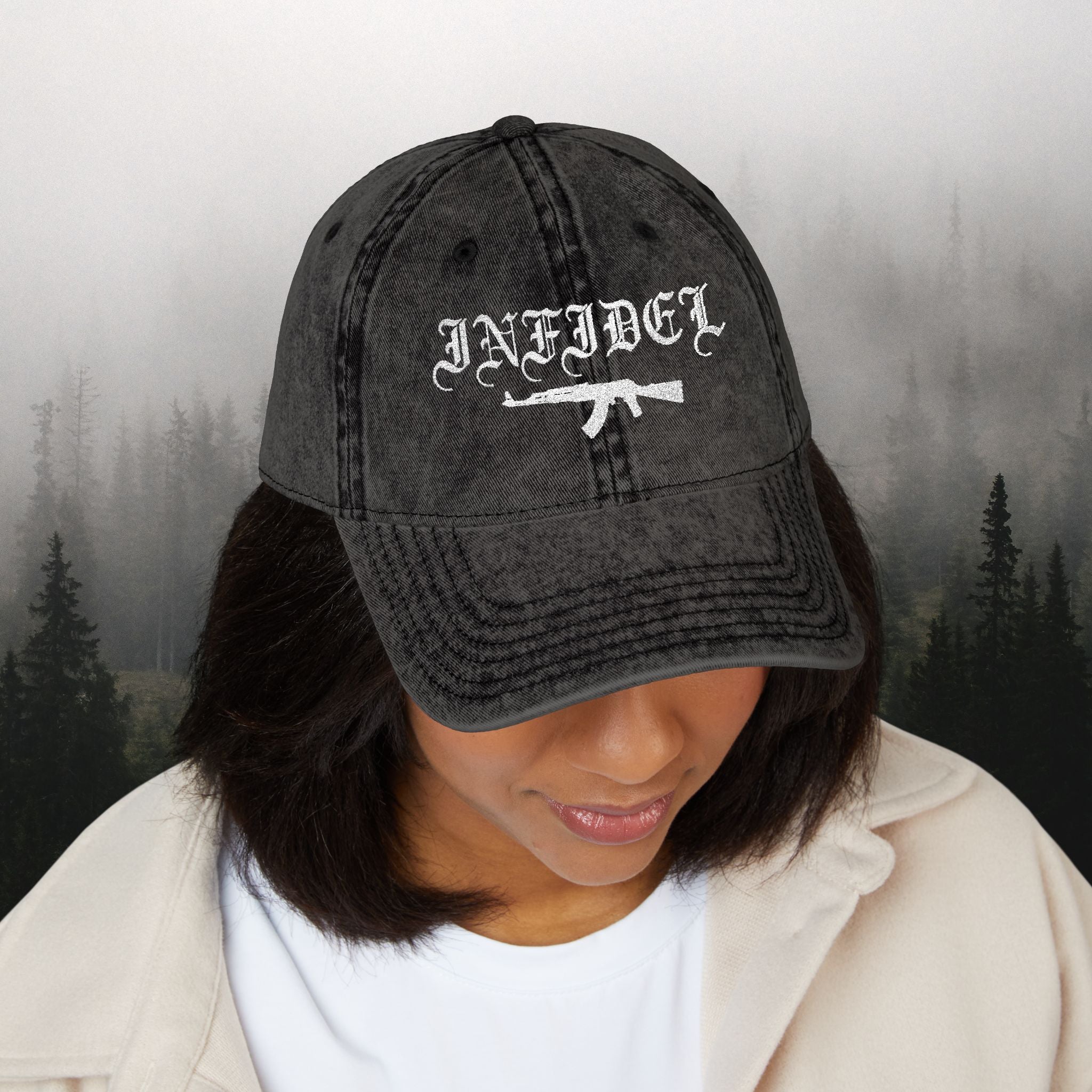 INFIDEL EMBROIDERED VINTAGE CAP