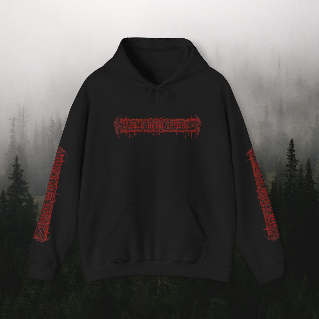 BLACK METAL INFIDEL HOODIE